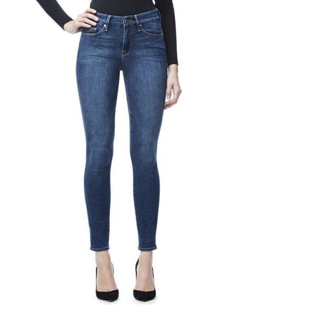 Good American Good Legs Skinny Jeans Blue 224 High Rise Size 8/29 Women EUC